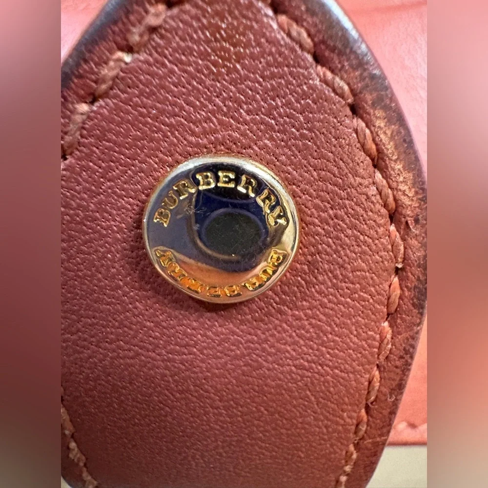 Burberry‎ Red Leather compact wallet 4
